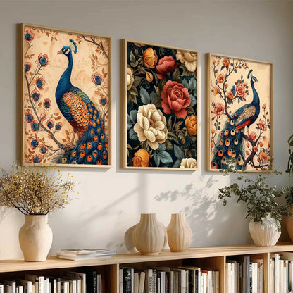 Traditional Wall Art Paintings for Living Room - Wall Poster With frames