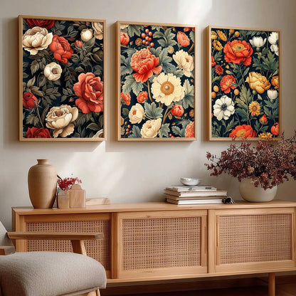Floral Wall Art Paintings for Living Room - Wall Poster With frames