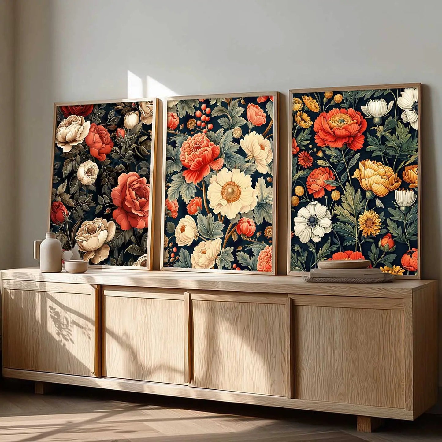 Floral Wall Art Paintings for Living Room - Wall Poster With frames