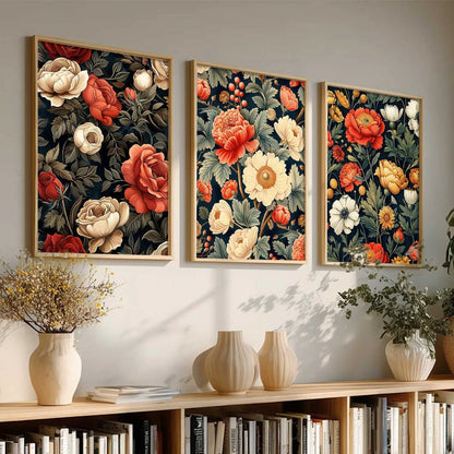Floral Wall Art Paintings for Living Room - Wall Poster With frames