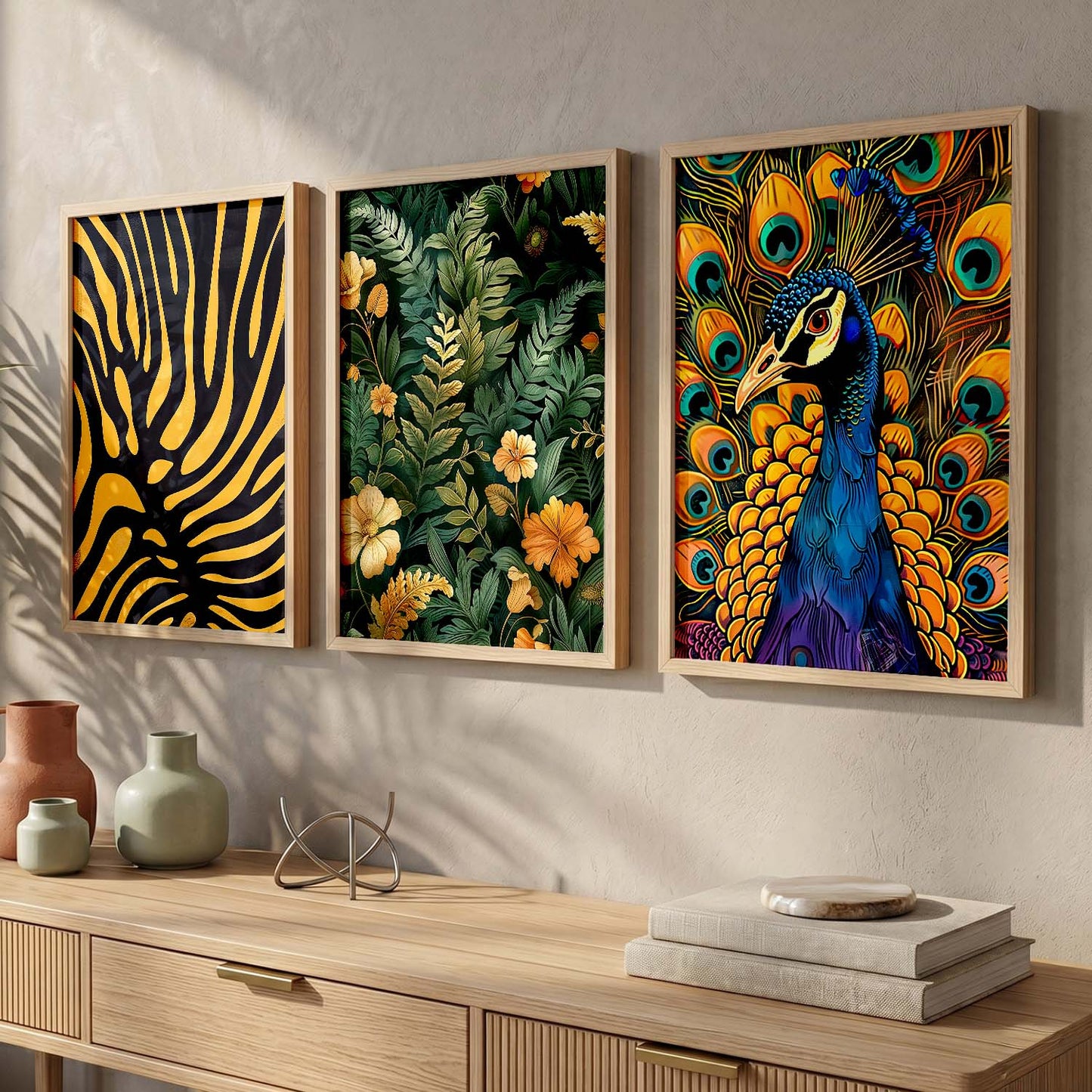 Traditional Wall Art Paintings for Living Room - Wall Poster With frames