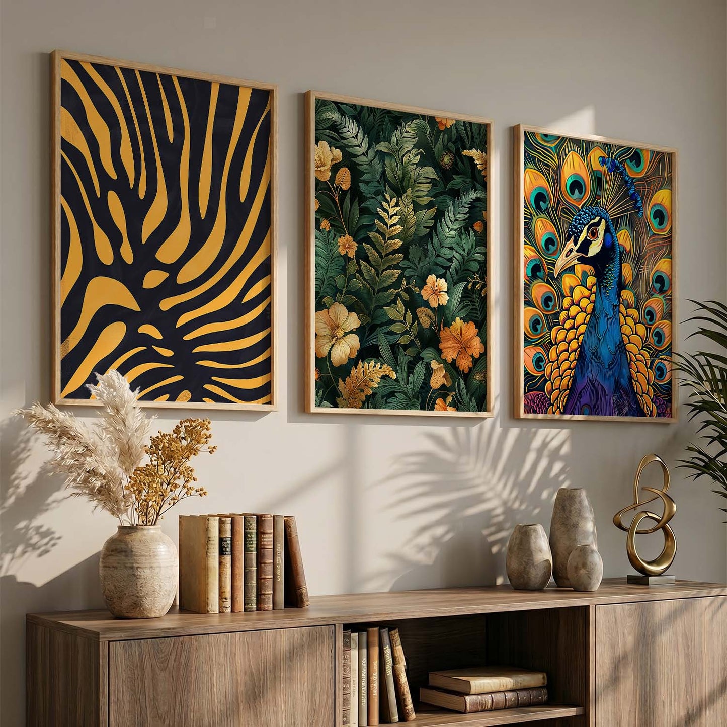 Traditional Wall Art Paintings for Living Room - Wall Poster With frames