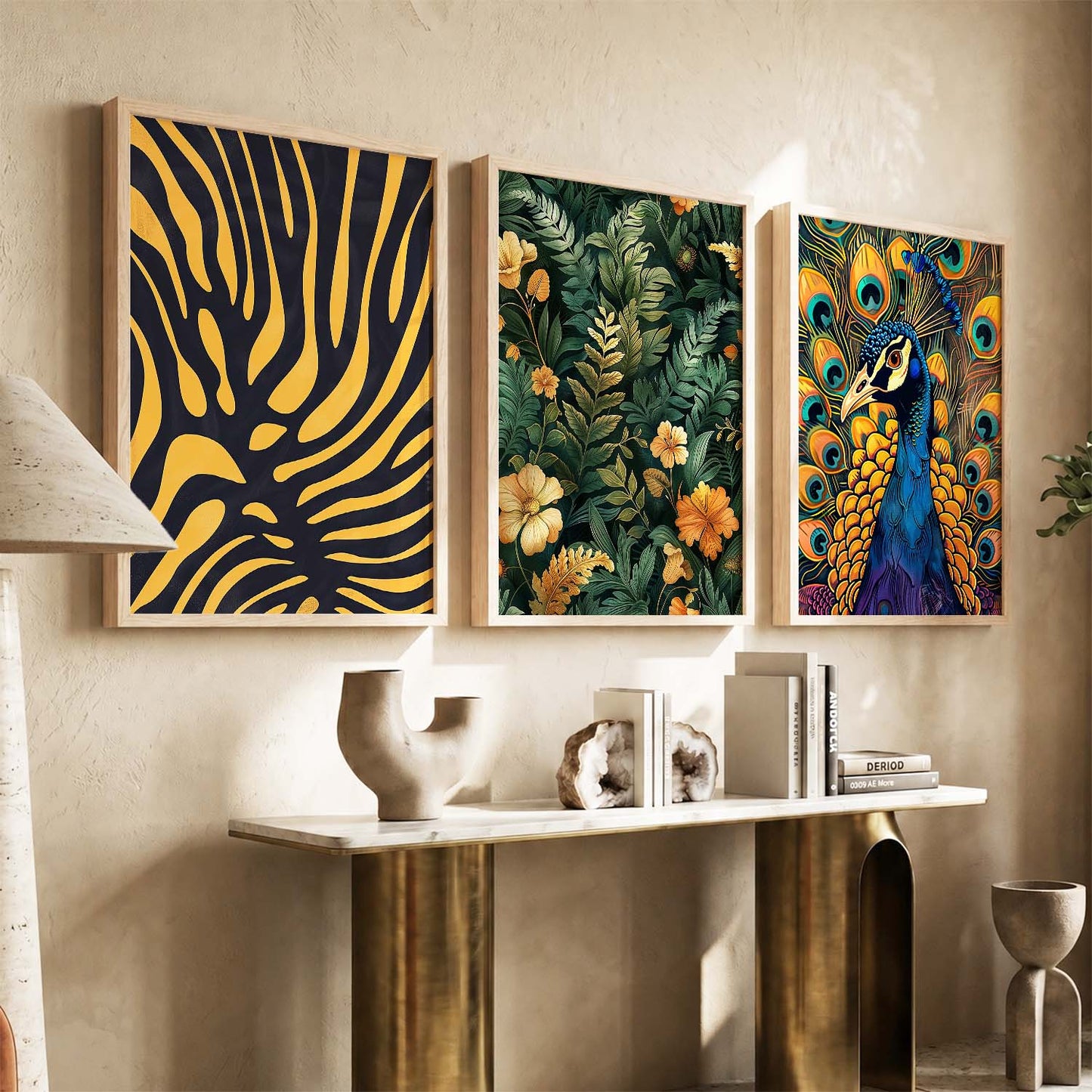Traditional Wall Art Paintings for Living Room - Wall Poster With frames