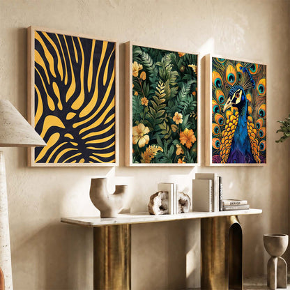Traditional Wall Art Paintings for Living Room - Wall Poster With frames