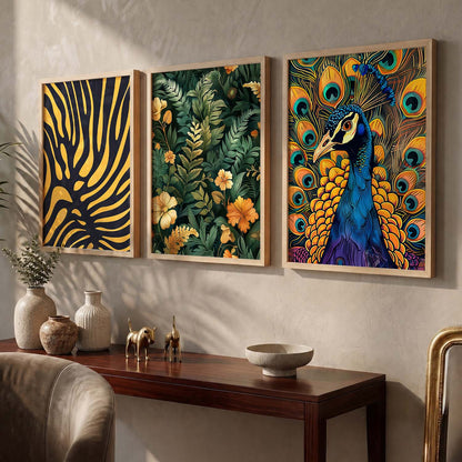 Traditional Wall Art Paintings for Living Room - Wall Poster With frames