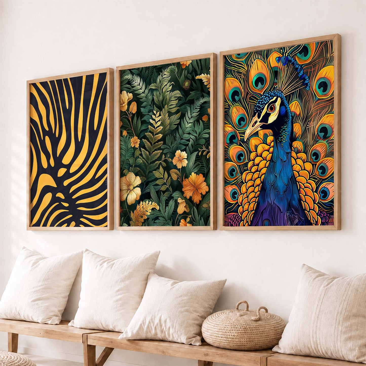 Traditional Wall Art Paintings for Living Room - Wall Poster With frames