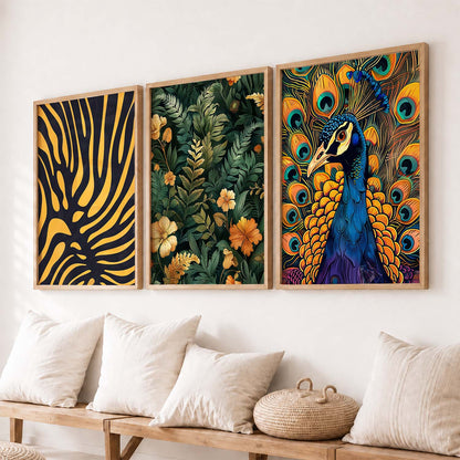 Traditional Wall Art Paintings for Living Room - Wall Poster With frames