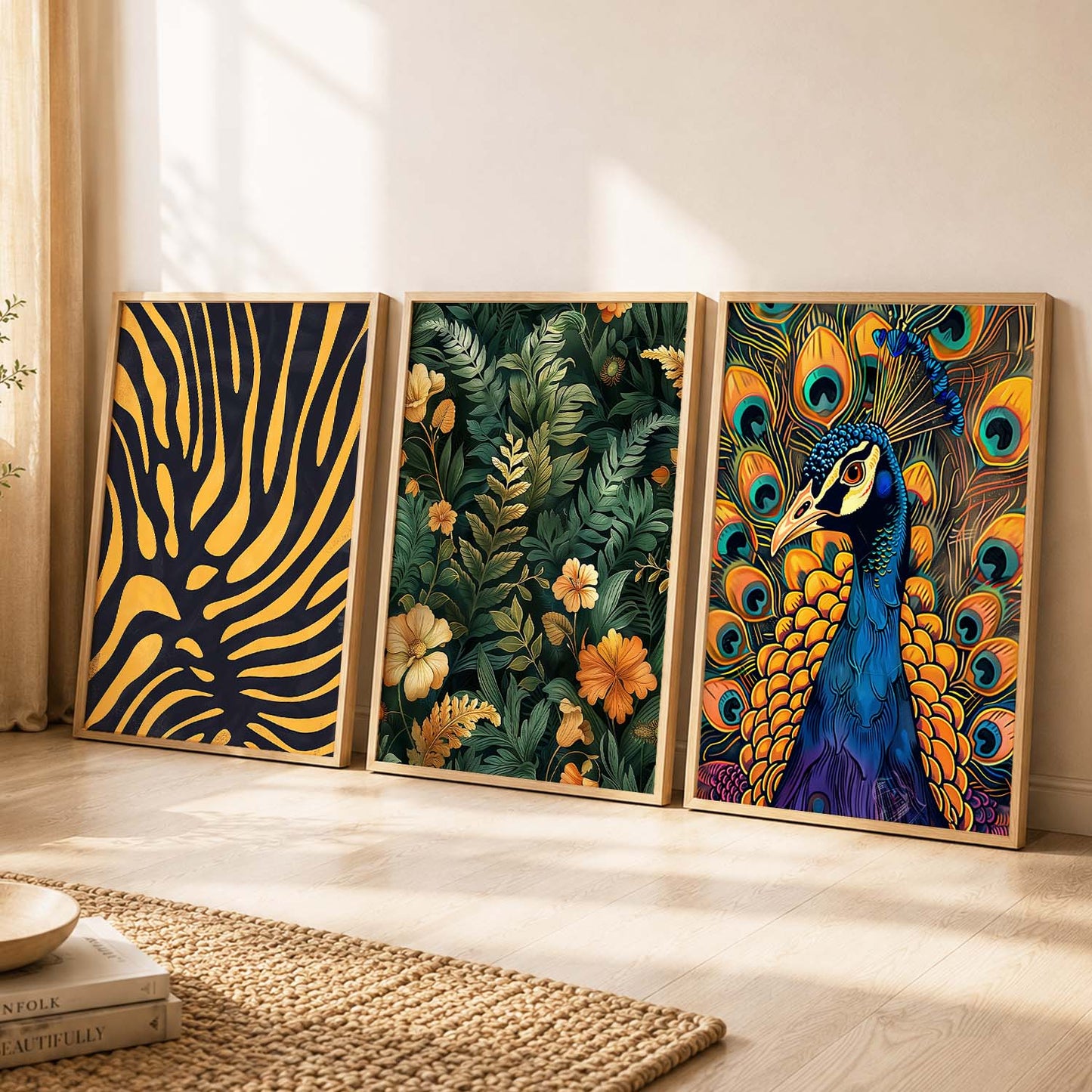 Traditional Wall Art Paintings for Living Room - Wall Poster With frames