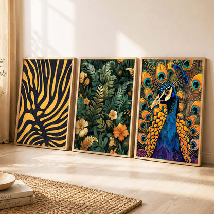 Traditional Wall Art Paintings for Living Room - Wall Poster With frames
