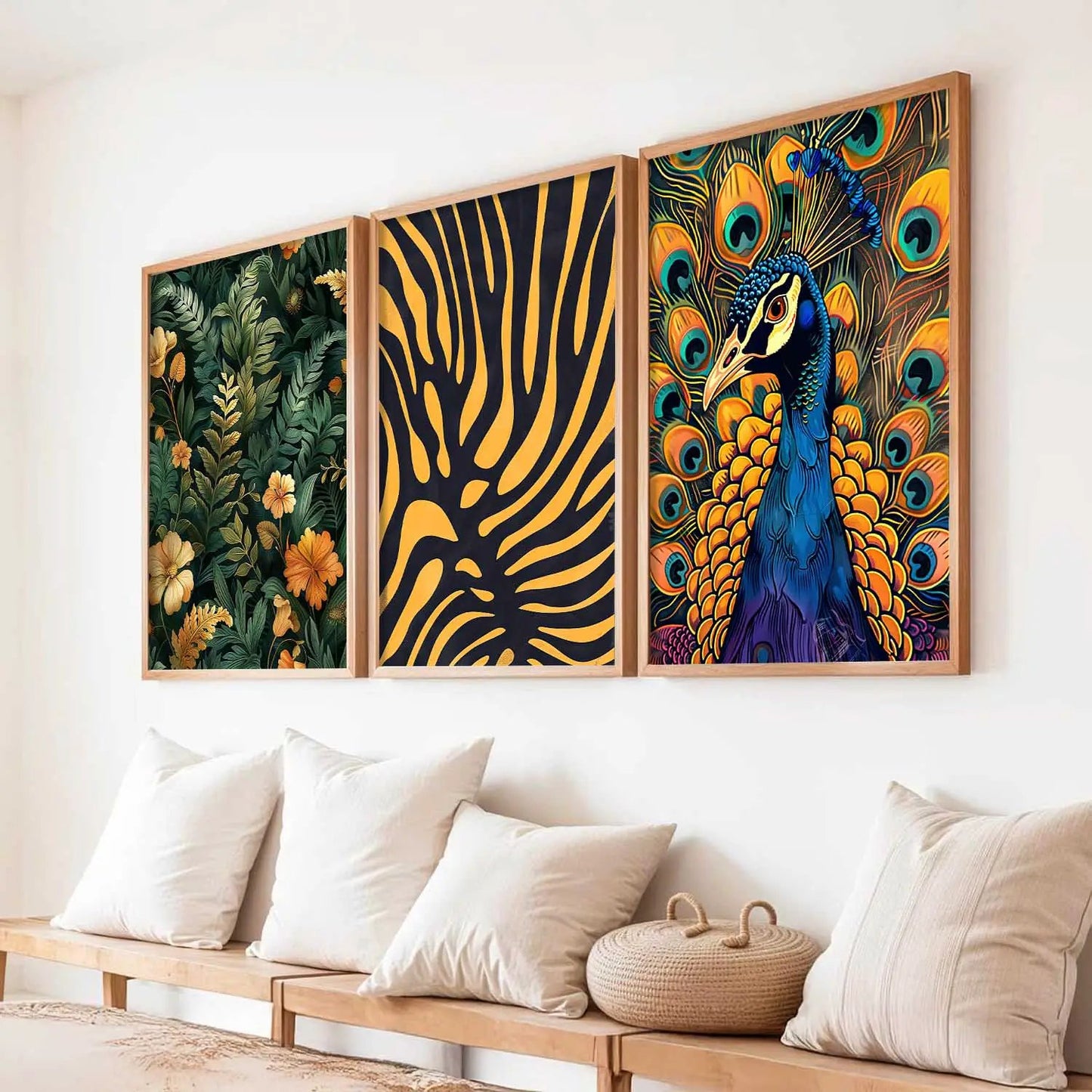 Traditional Wall Art Paintings for Living Room - Wall Poster With frames