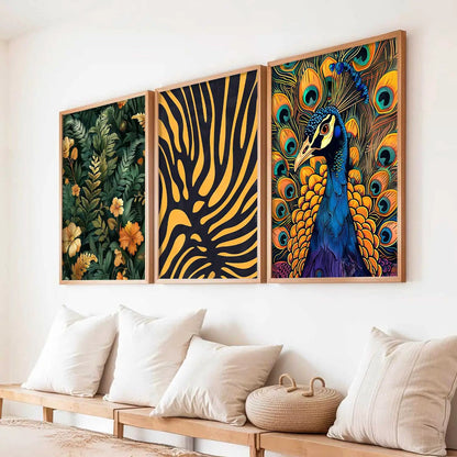 Traditional Wall Art Paintings for Living Room - Wall Poster With frames