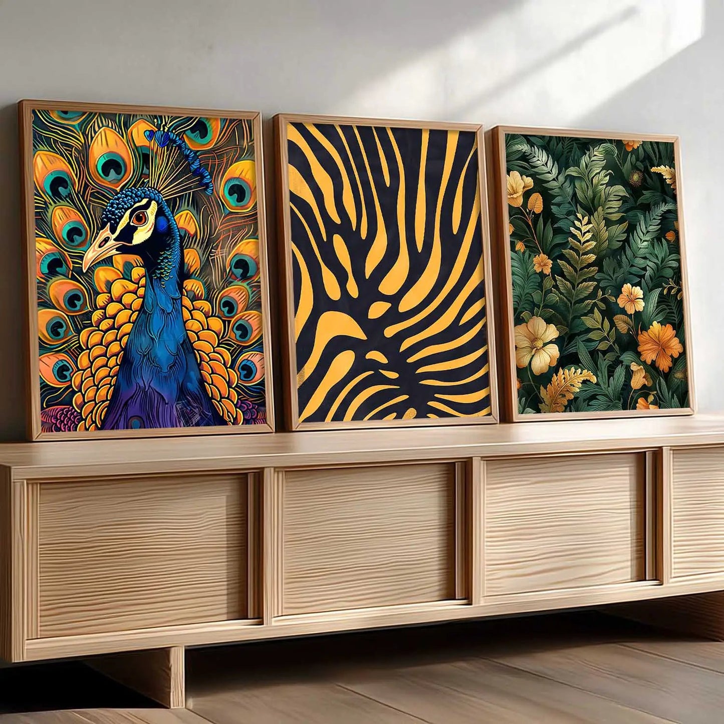 Traditional Wall Art Paintings for Living Room - Wall Poster With frames
