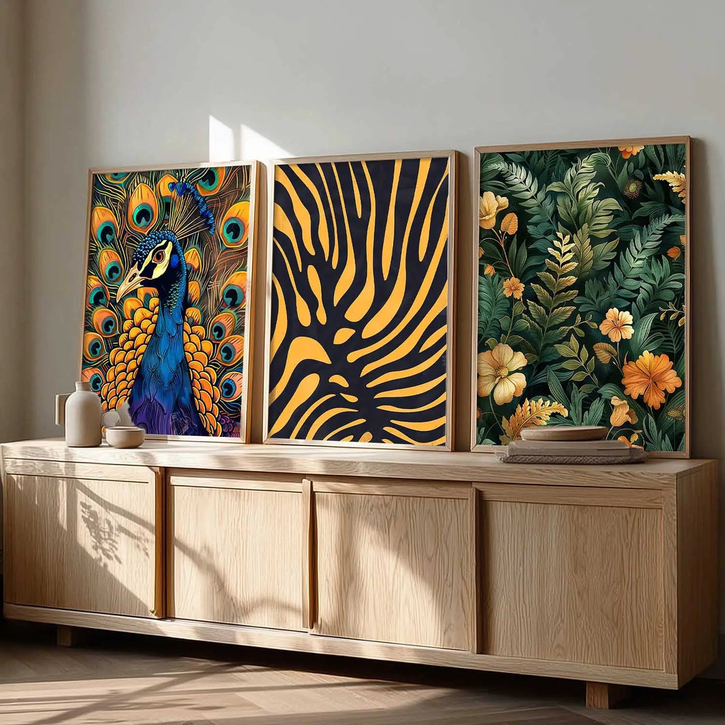 Traditional Wall Art Paintings for Living Room - Wall Poster With frames