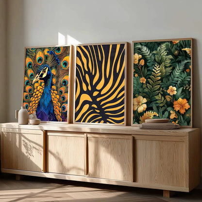 Traditional Wall Art Paintings for Living Room - Wall Poster With frames