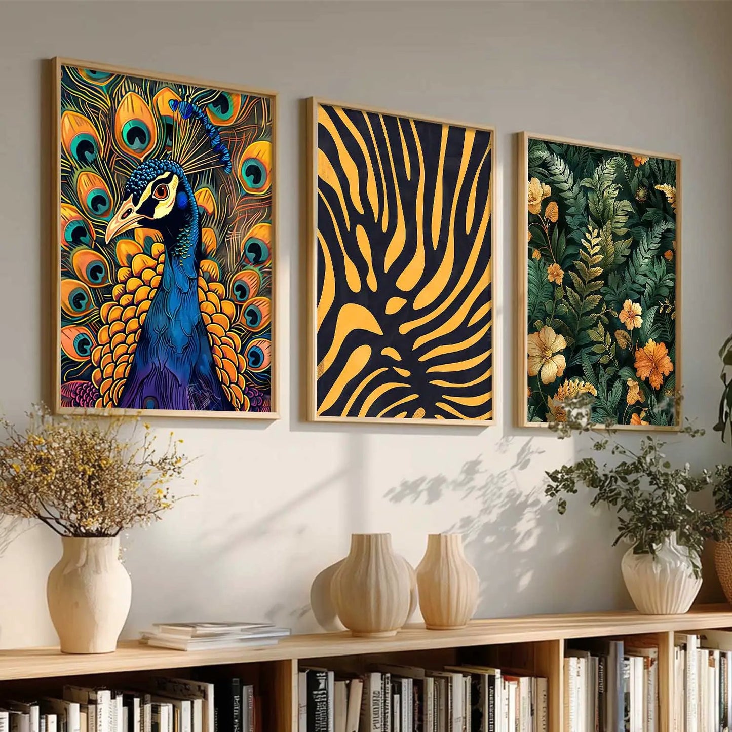 Traditional Wall Art Paintings for Living Room - Wall Poster With frames
