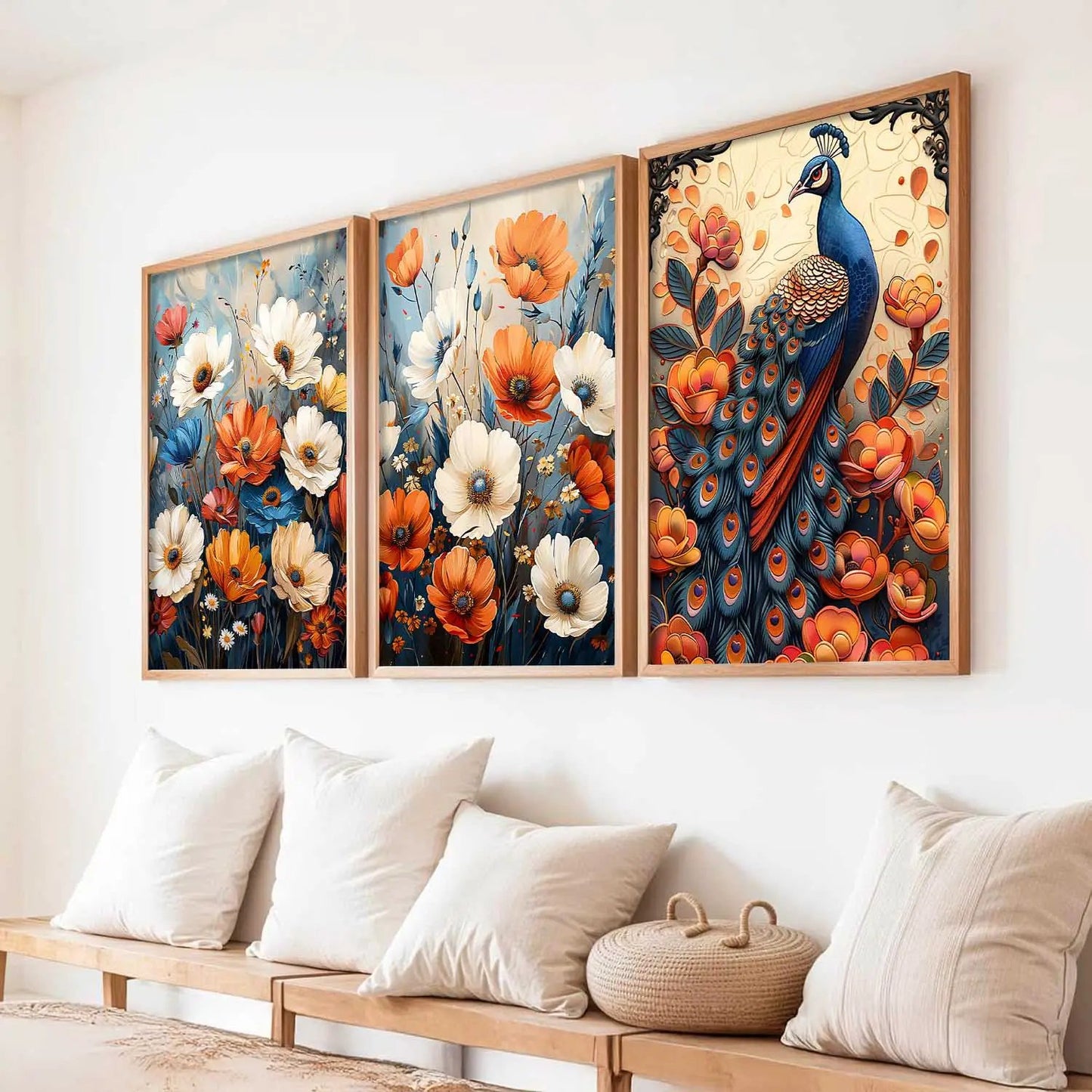 Traditional    Wall   Art  Paintings for Living Room - Wall Poster With frames