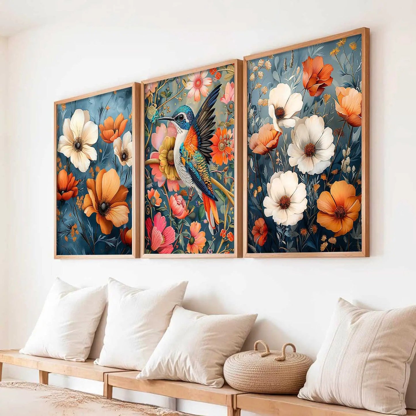 Floral Wall Art  Paintings for Living Room - Wall Poster With frames