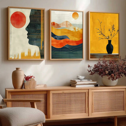 Modern   Wall   Art  Paintings for Living Room - Wall Poster With frames