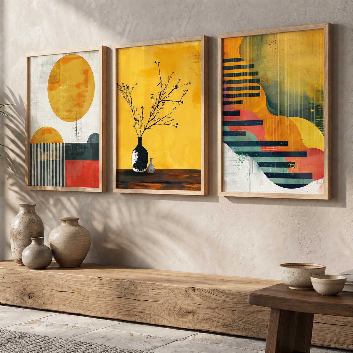 Modern  Wall Art Paintings for Living Room - Wall Poster With frames