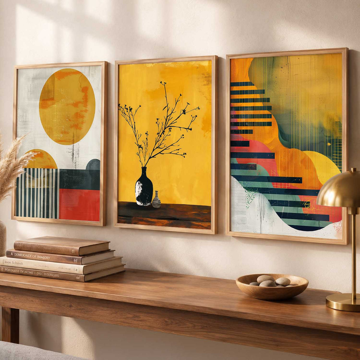 Modern  Wall Art Paintings for Living Room - Wall Poster With frames