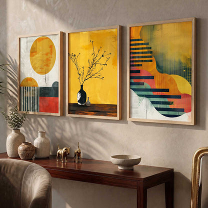Modern  Wall Art Paintings for Living Room - Wall Poster With frames
