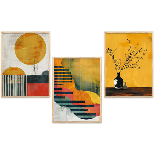 Modern  Wall Art Paintings for Living Room - Wall Poster With frames