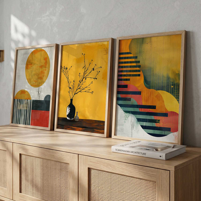 Modern  Wall Art Paintings for Living Room - Wall Poster With frames