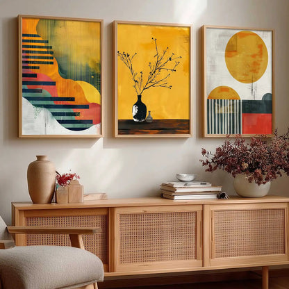Modern  Wall Art Paintings for Living Room - Wall Poster With frames