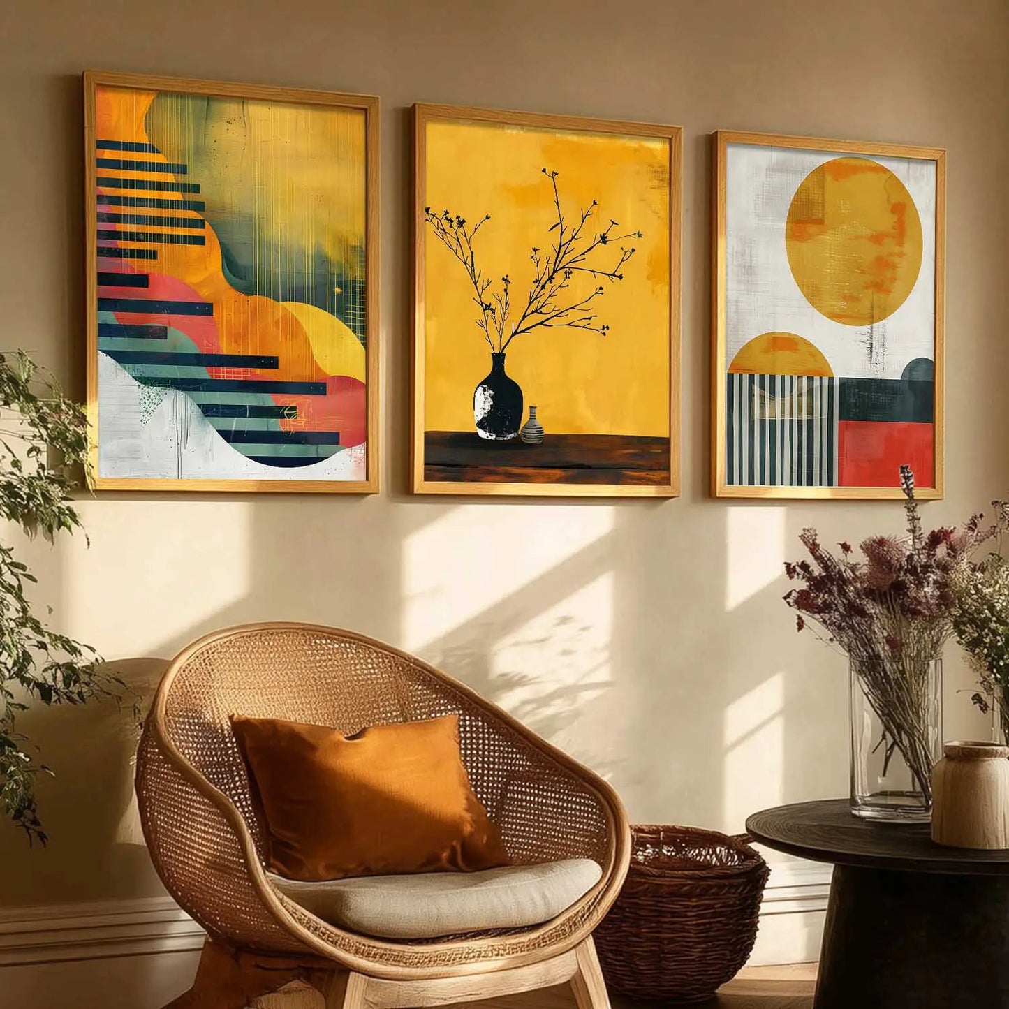 Modern  Wall Art Paintings for Living Room - Wall Poster With frames
