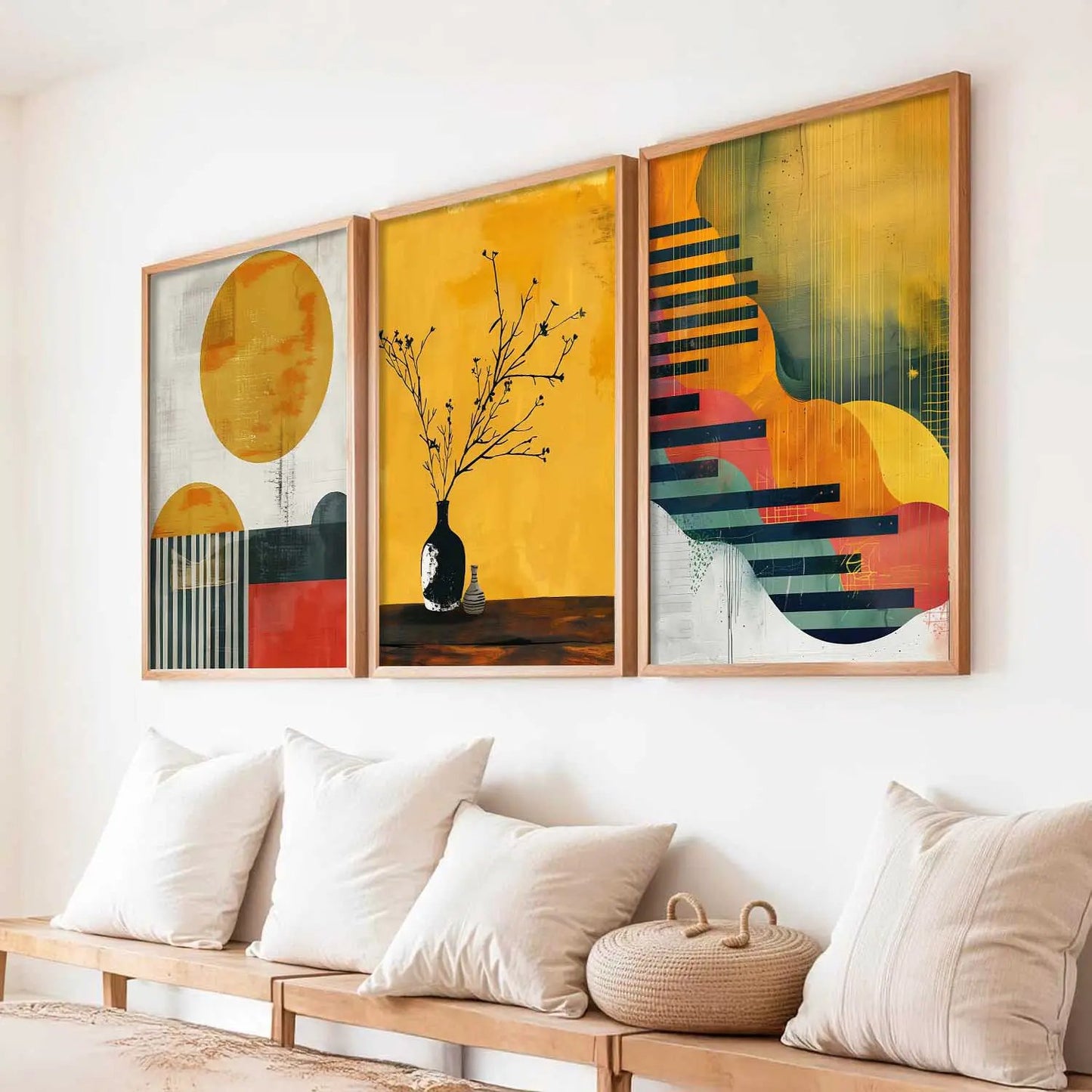 Modern  Wall Art Paintings for Living Room - Wall Poster With frames