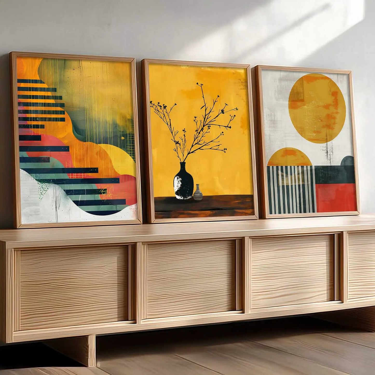Modern  Wall Art Paintings for Living Room - Wall Poster With frames
