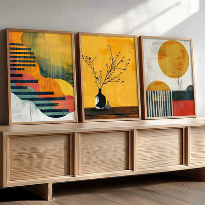 Modern  Wall Art Paintings for Living Room - Wall Poster With frames