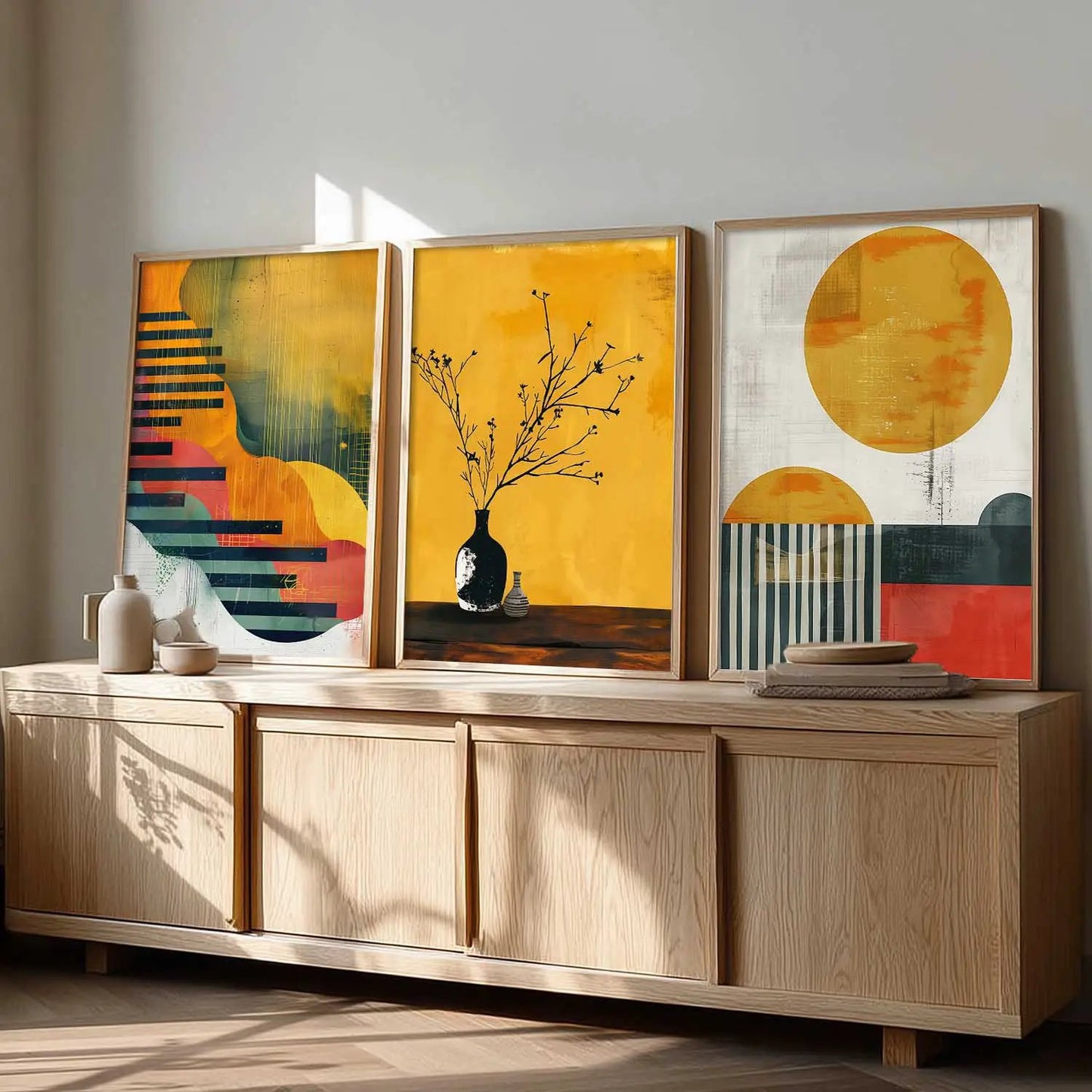 Modern  Wall Art Paintings for Living Room - Wall Poster With frames