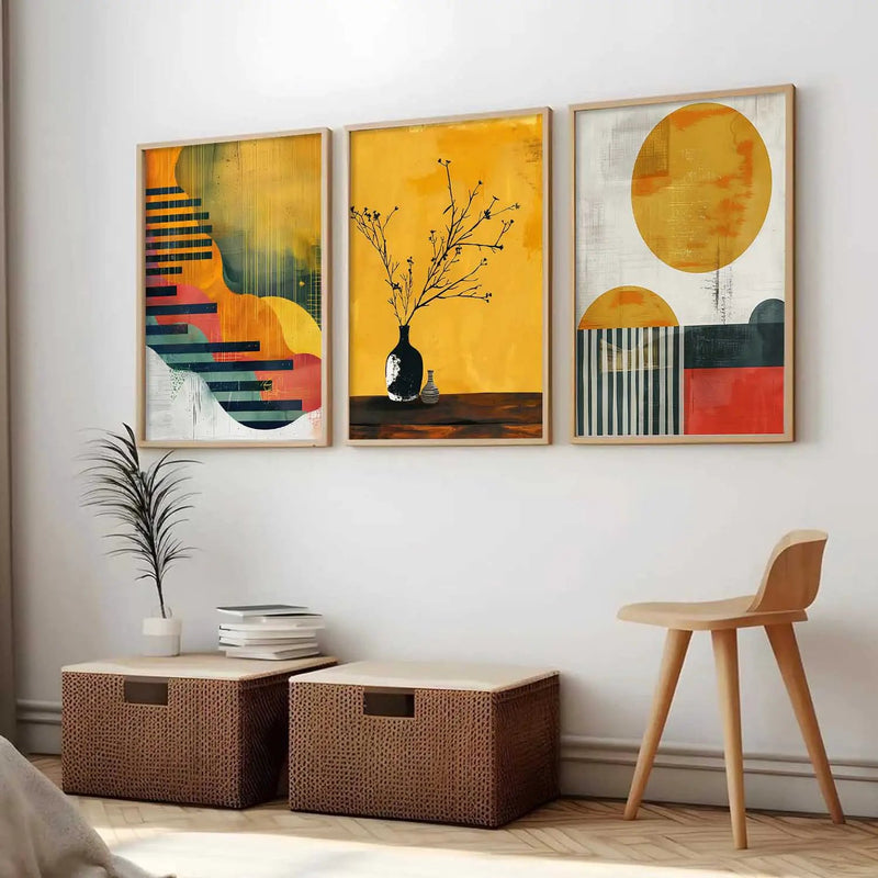 Modern  Wall Art Paintings for Living Room - Wall Poster With frames