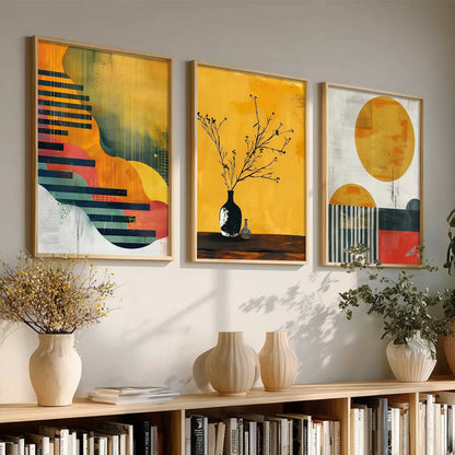 Modern  Wall Art Paintings for Living Room - Wall Poster With frames