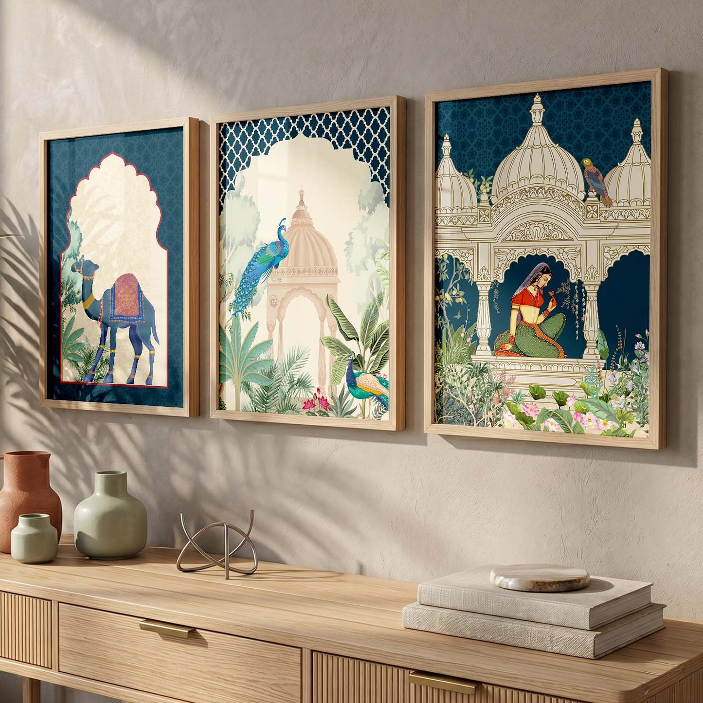 Traditional  Wall Art Paintings for Living Room - Wall Poster With frames