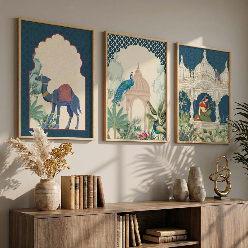 Traditional  Wall Art Paintings for Living Room - Wall Poster With frames