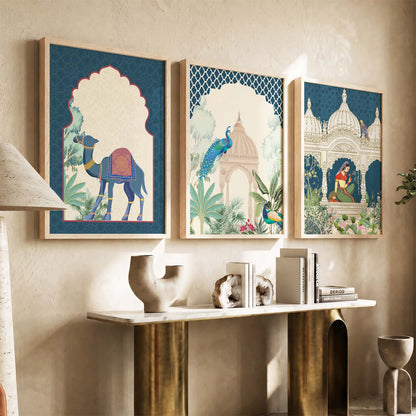 Traditional  Wall Art Paintings for Living Room - Wall Poster With frames
