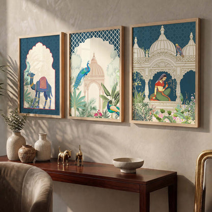 Traditional  Wall Art Paintings for Living Room - Wall Poster With frames