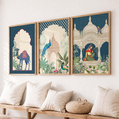 Traditional  Wall Art Paintings for Living Room - Wall Poster With frames