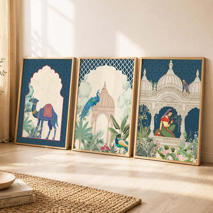 Traditional  Wall Art Paintings for Living Room - Wall Poster With frames
