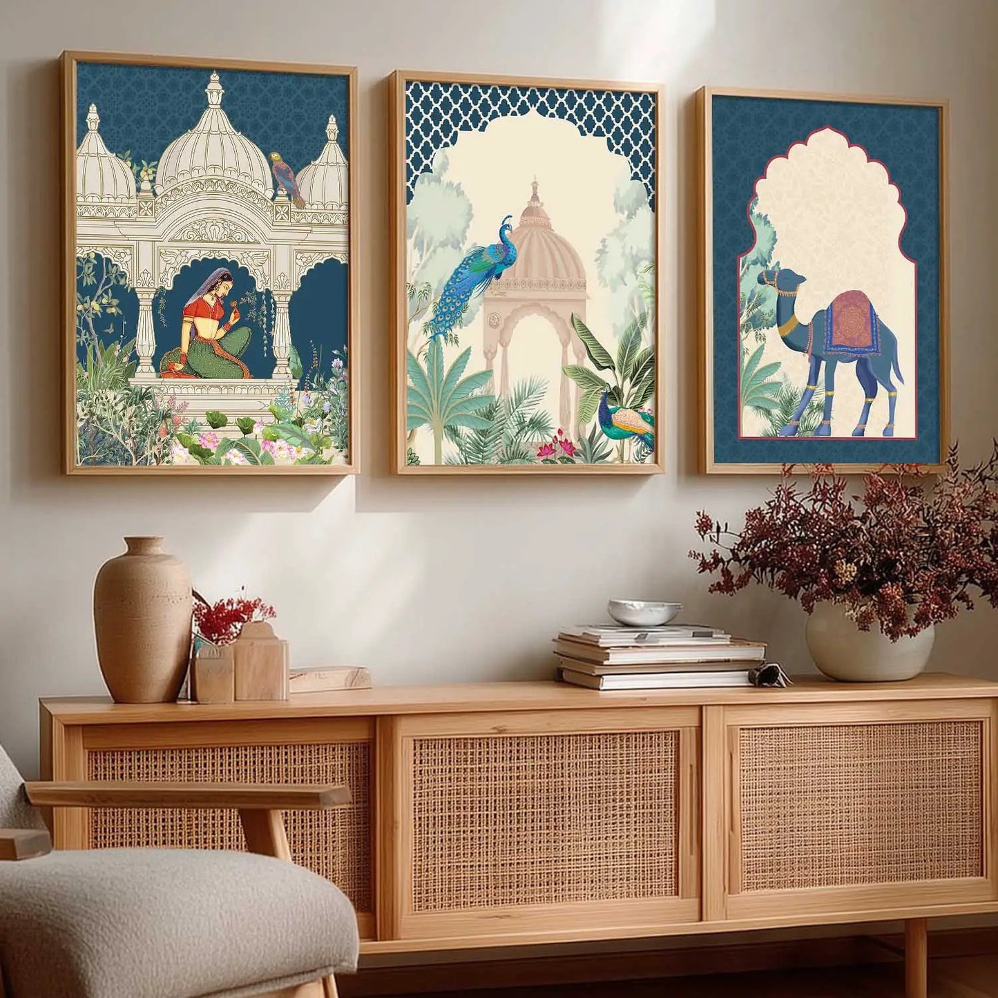 Traditional  Wall Art Paintings for Living Room - Wall Poster With frames