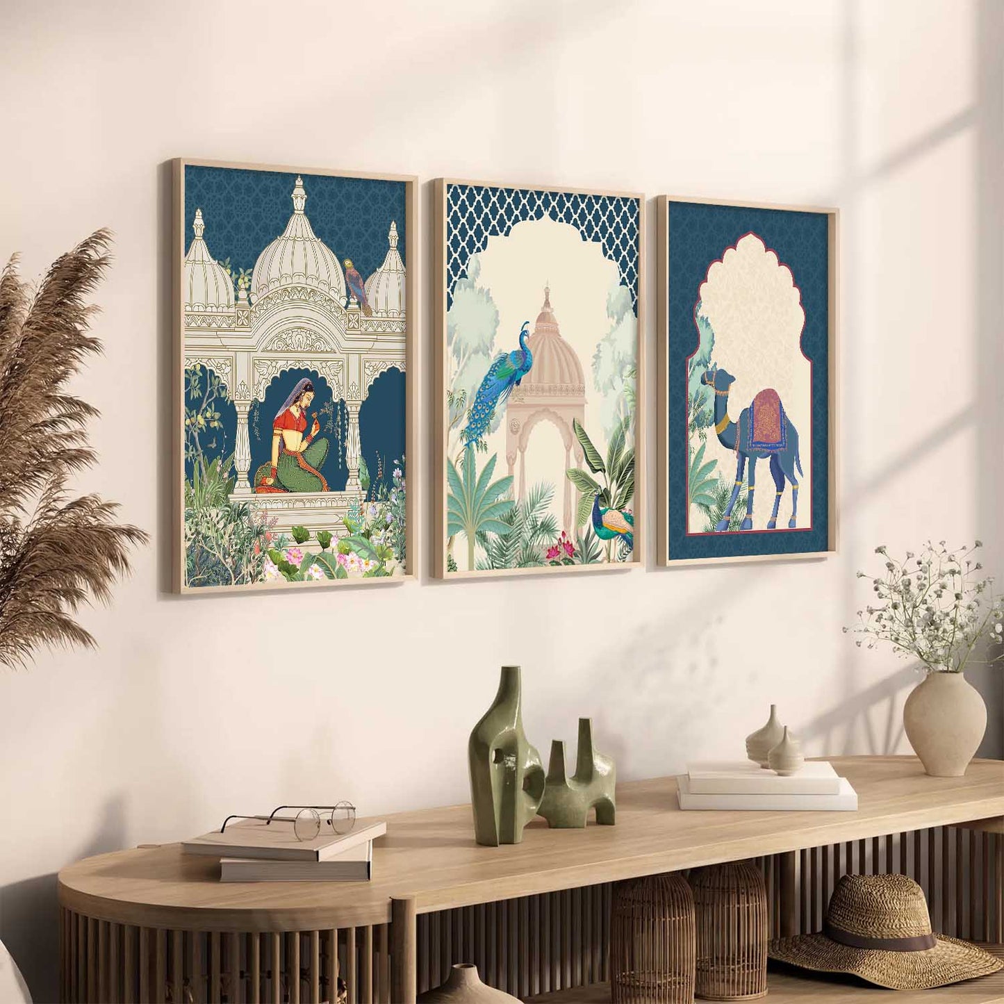 Traditional  Wall Art Paintings for Living Room - Wall Poster With frames