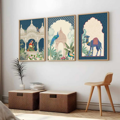 Traditional  Wall Art Paintings for Living Room - Wall Poster With frames