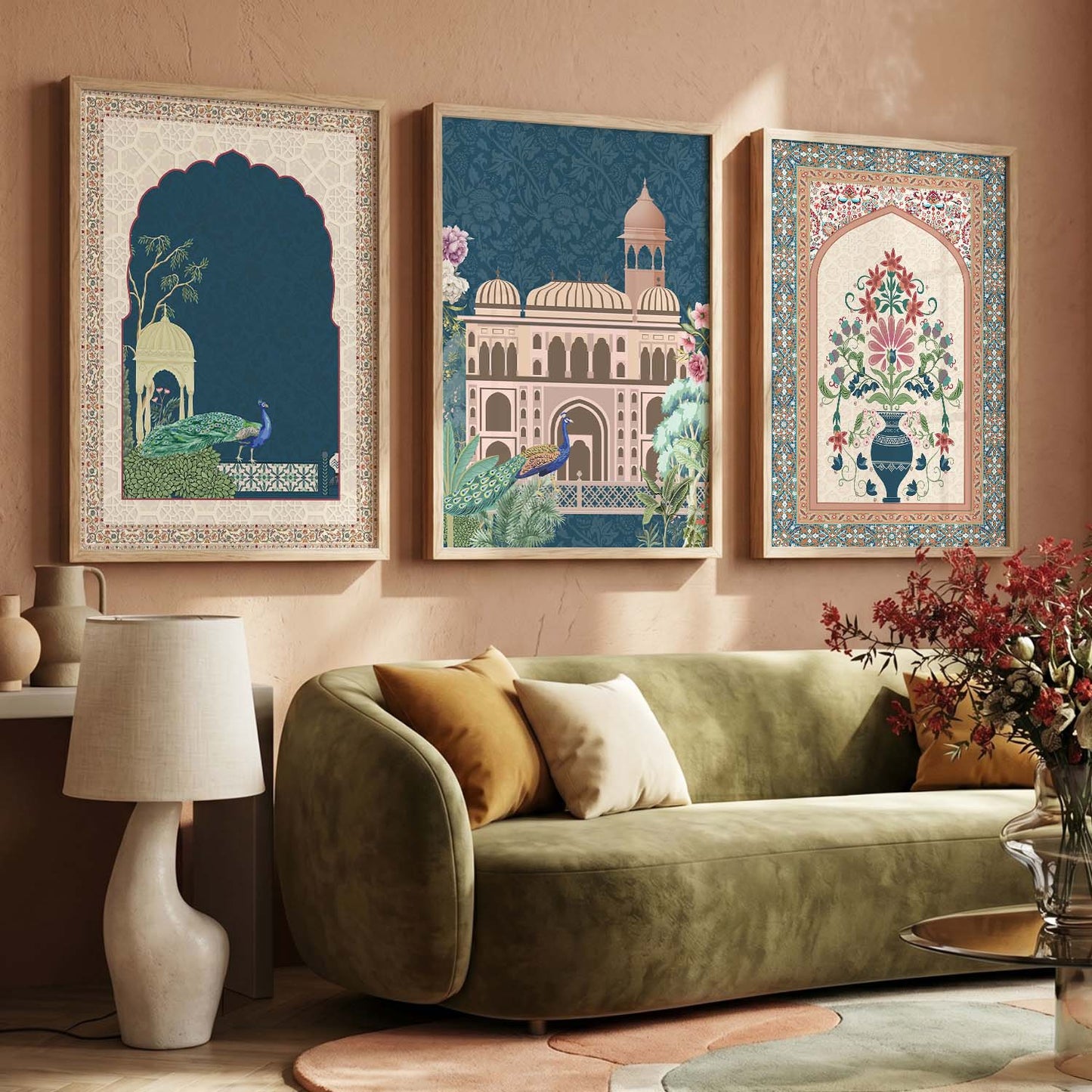 Traditional   Wall Art Paintings for Living Room - Wall Poster With frames