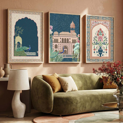 Traditional   Wall Art Paintings for Living Room - Wall Poster With frames