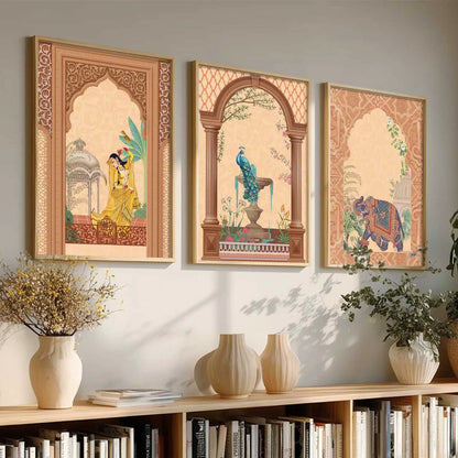 Traditional  Wall   Art  Paintings for Living Room - Wall Poster With frames