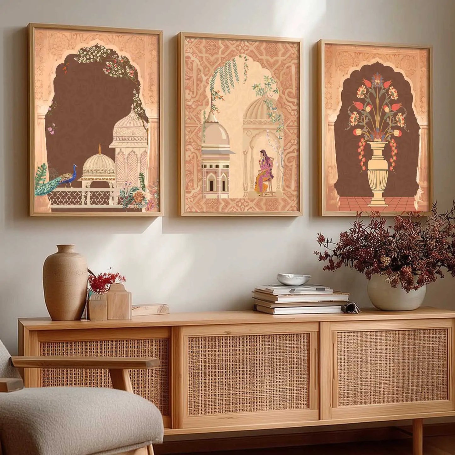 Traditional     Wall   Art  Paintings for Living Room - Wall Poster With frames
