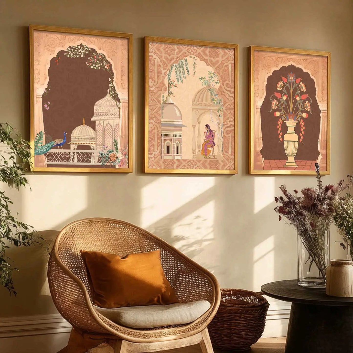 Traditional     Wall   Art  Paintings for Living Room - Wall Poster With frames