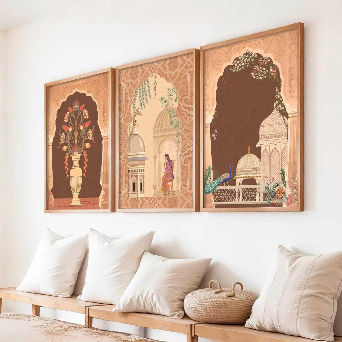Traditional     Wall   Art  Paintings for Living Room - Wall Poster With frames